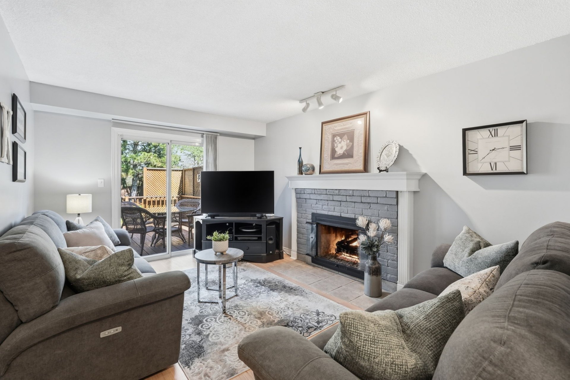 Family Room with Fireplace