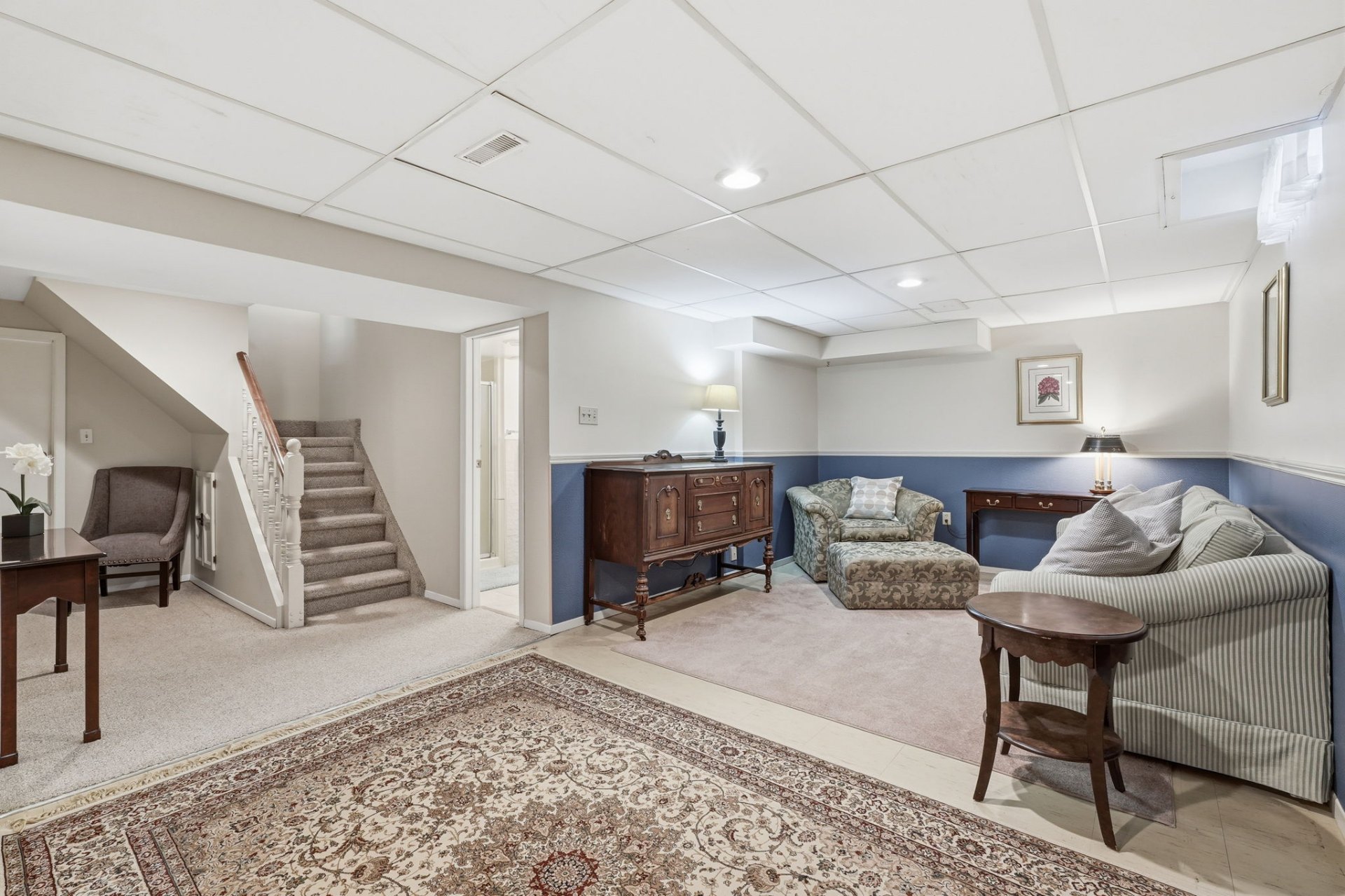Finished Basement Rec Room